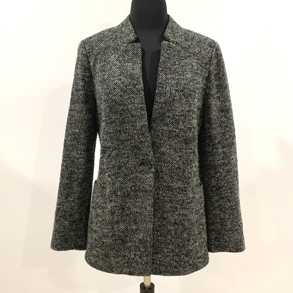 Talbots Herringbone Wool Blend Jacket - image 2